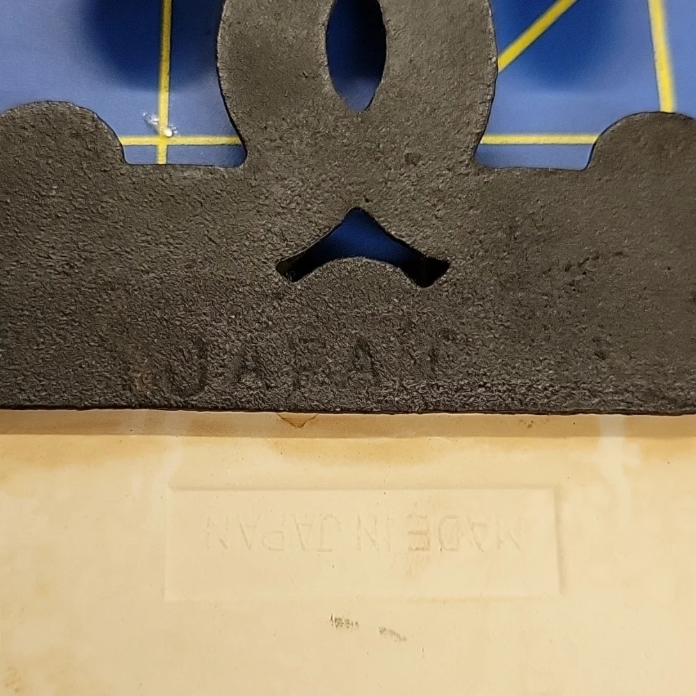 Vintage Cast Iron Trivet 9 x 5 Fred Roberts Co San Francisco Japan